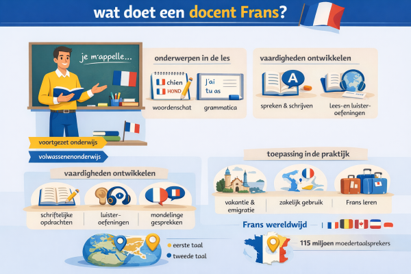 Alles over het beroep docent Frans Wat doet een docent Frans